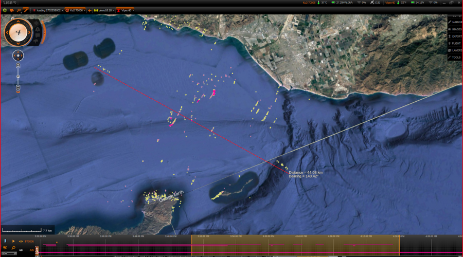 Maritime-Wide Area Search in Lisa3D